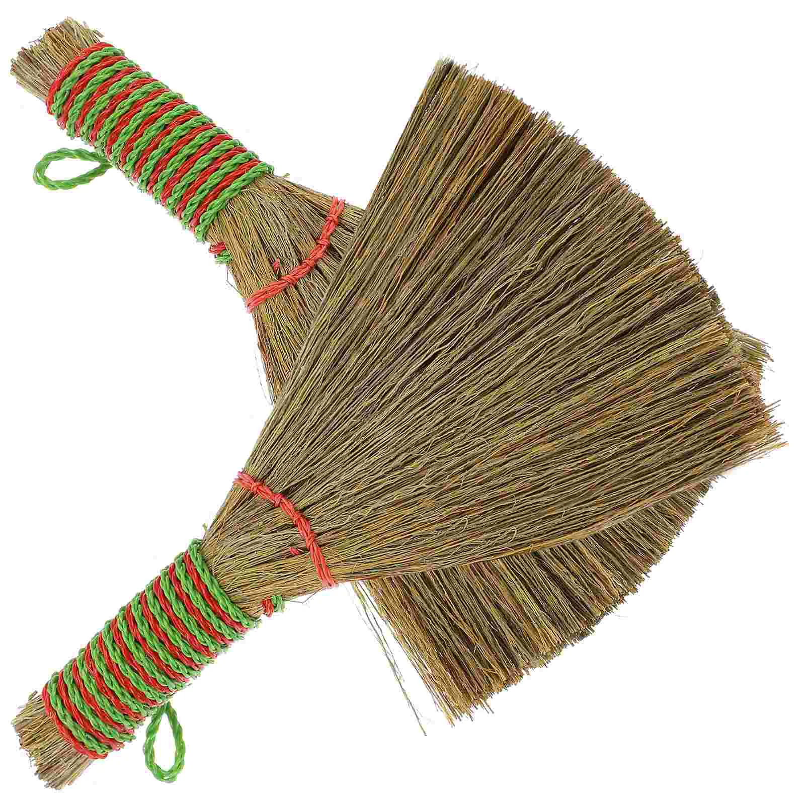 2-delig Decor Keuken Schoonmaken Bezem Kleine Mini Bezems Sweep Miscanthus Handleiding Kind