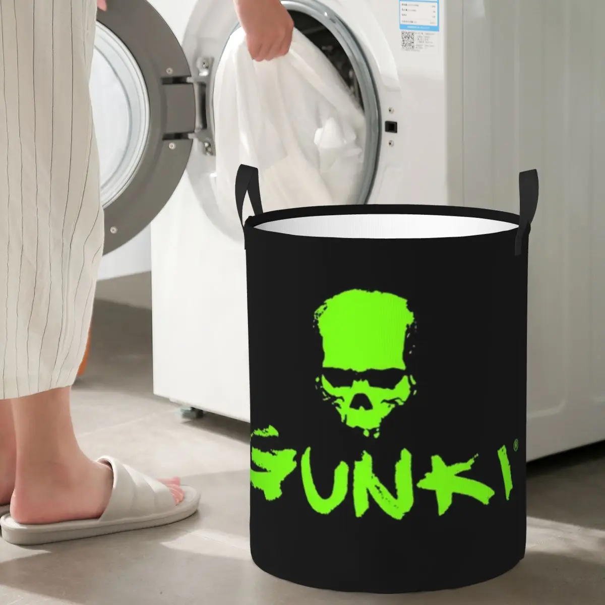 

Складная корзина для белья с логотипом Gunki, домашний органайзер, детская корзина для стирки, домашний органайзер