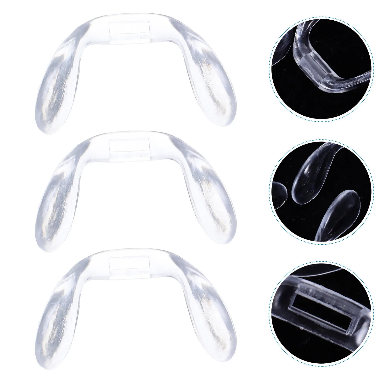 

10Pcs Nose Pads Single Hole Clip Pressure Distribution for Eyeglasses Sunglasses Sunglasses Nose Pads