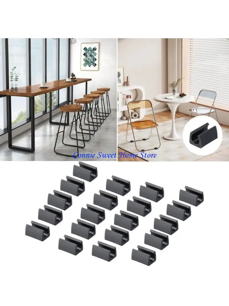 

LXAF 20/40 шт. прямоугольные насадки на ножки стула, нескользящие, прочные, простые в установке подушечки для ног, защитные для