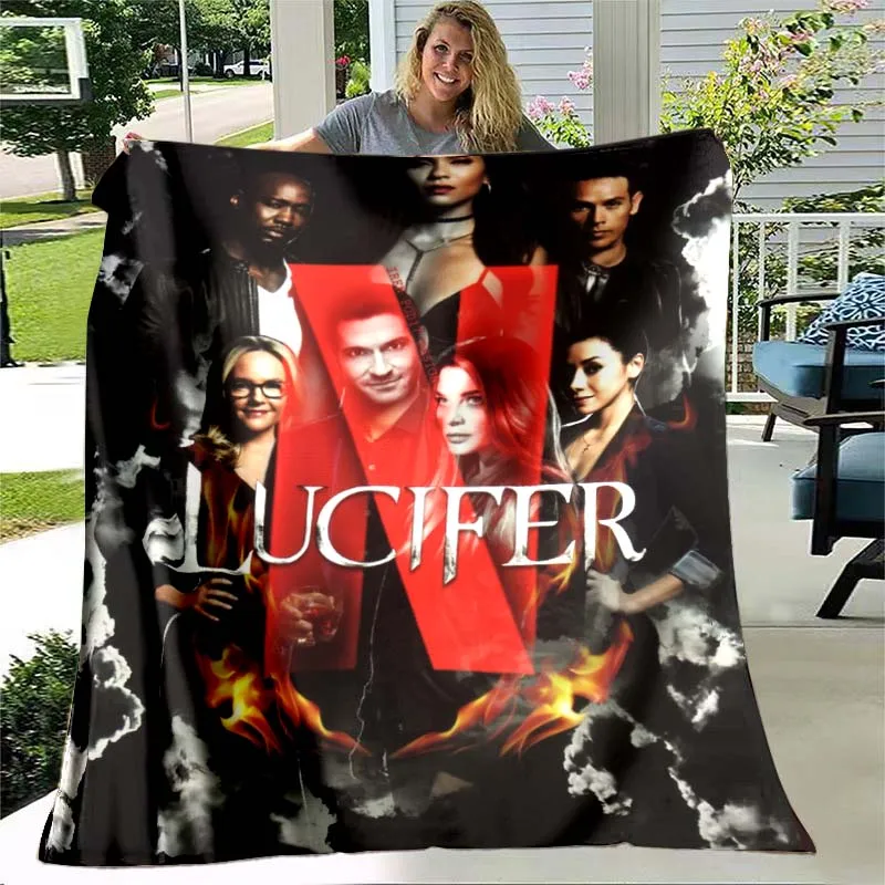 Devil Detective Blanket Demon Lucifer Drama Series Blanket This is My Watching Blanket Bedspread Sofa Warming Cover