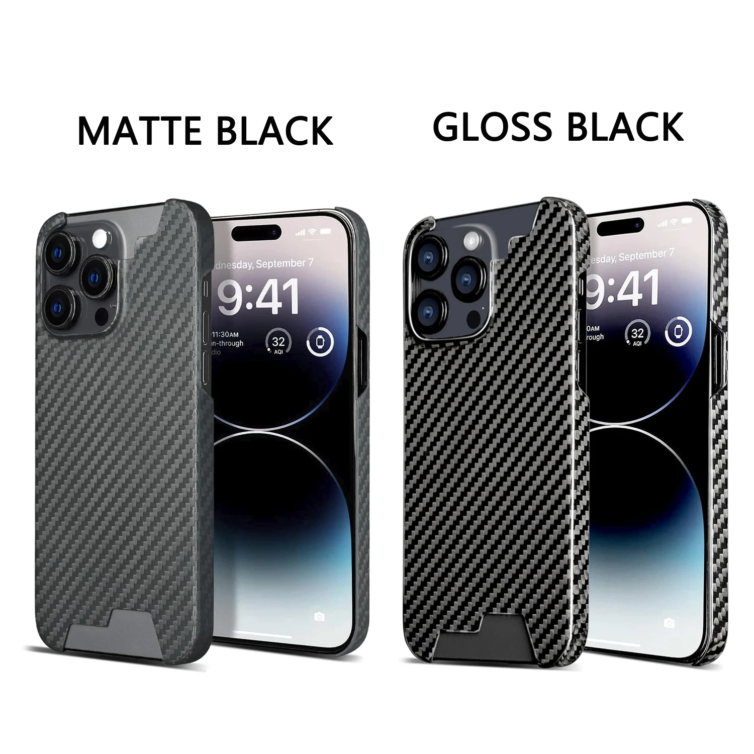 Real Carbon Fiber Case for iPhone 15 Pro Max Protective Shockproof Slim Thin Phone Protector Cover for iPhone 15 Pro Max 6.7inch