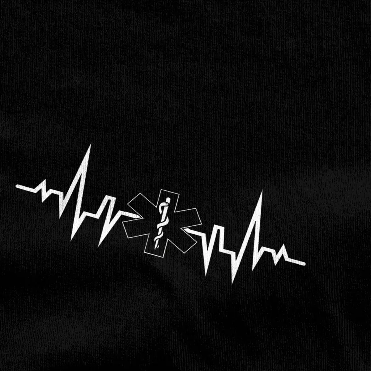 Men Paramedic Star Of Life Heartbeat Emergency EMT Gift T Shirt Cotton Tops Awesome Medical Ambulance AEMT Tees Summer T-Shirts