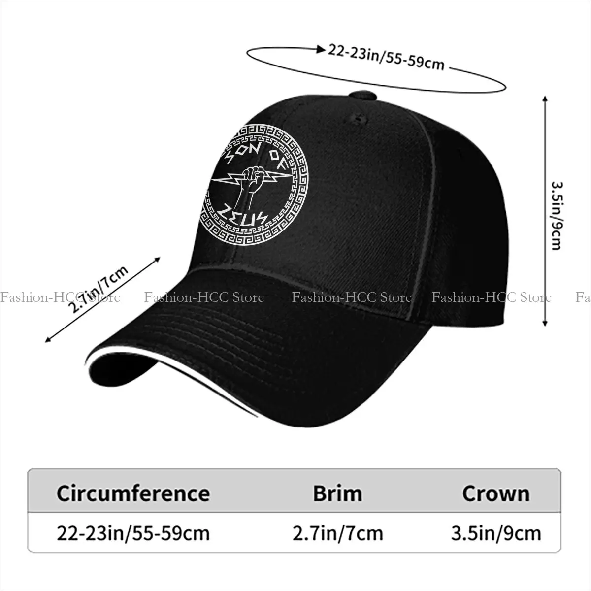 Summer Cap Sun Visor Son Of Zeus Hip Hop Percy Jackson Peaked Hats image 3