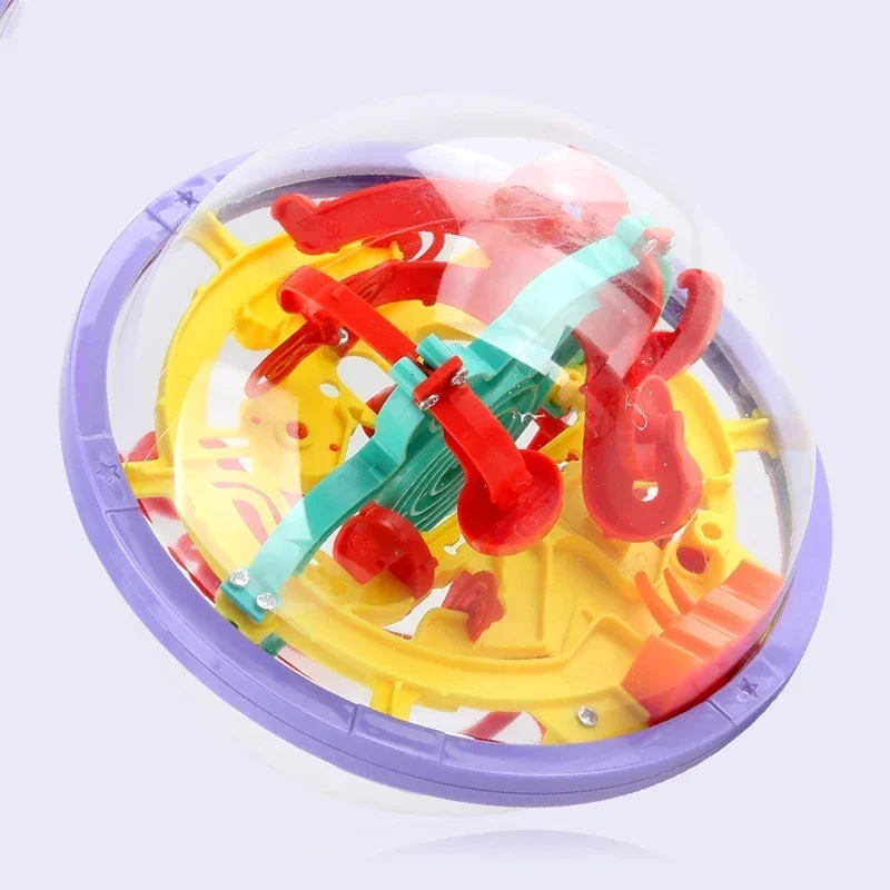 Maze Ball Mini 3D Magic Puzzle Intelligence & Idea Perplexus Maze Game Labyrinth Gifts Display Stand for Kids and Adults