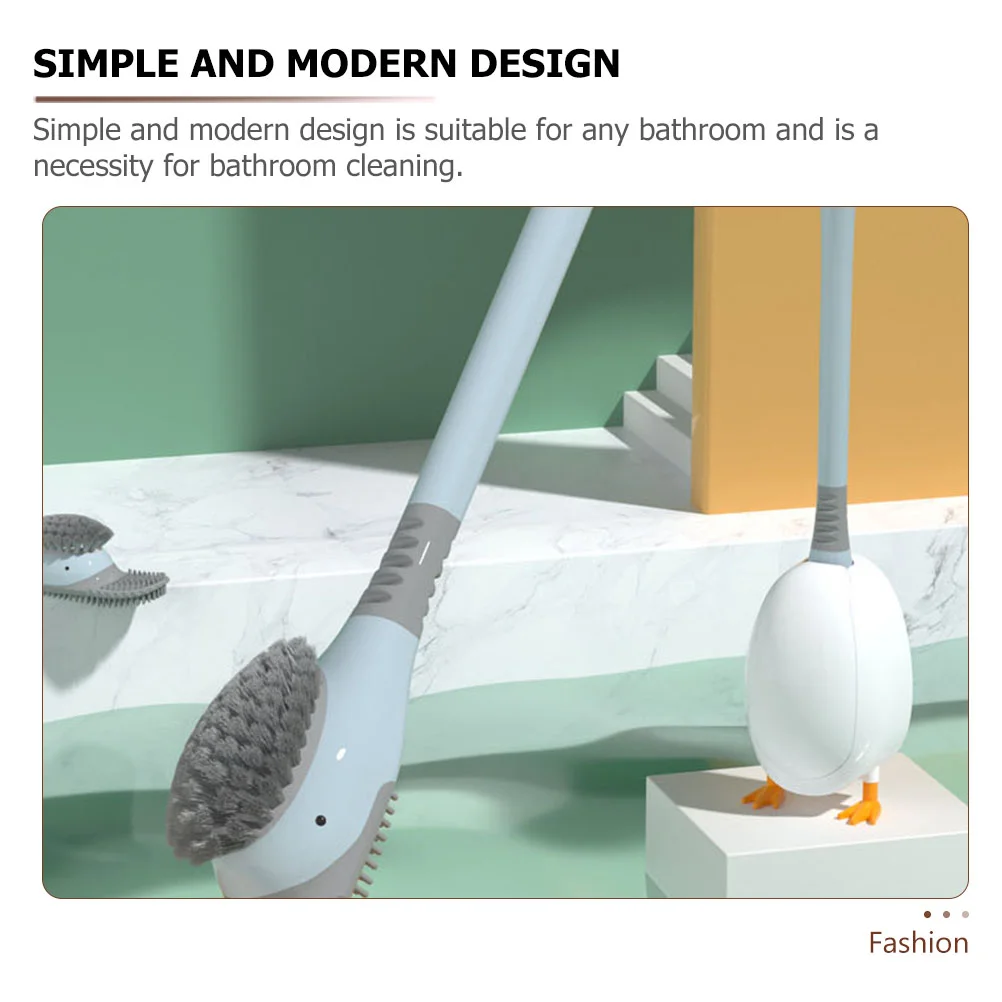 Toilet Brush Adorable Bathroom Funny Cleaning Brushes for Household Carpet Cleaner Bowl -shaped Scrubber