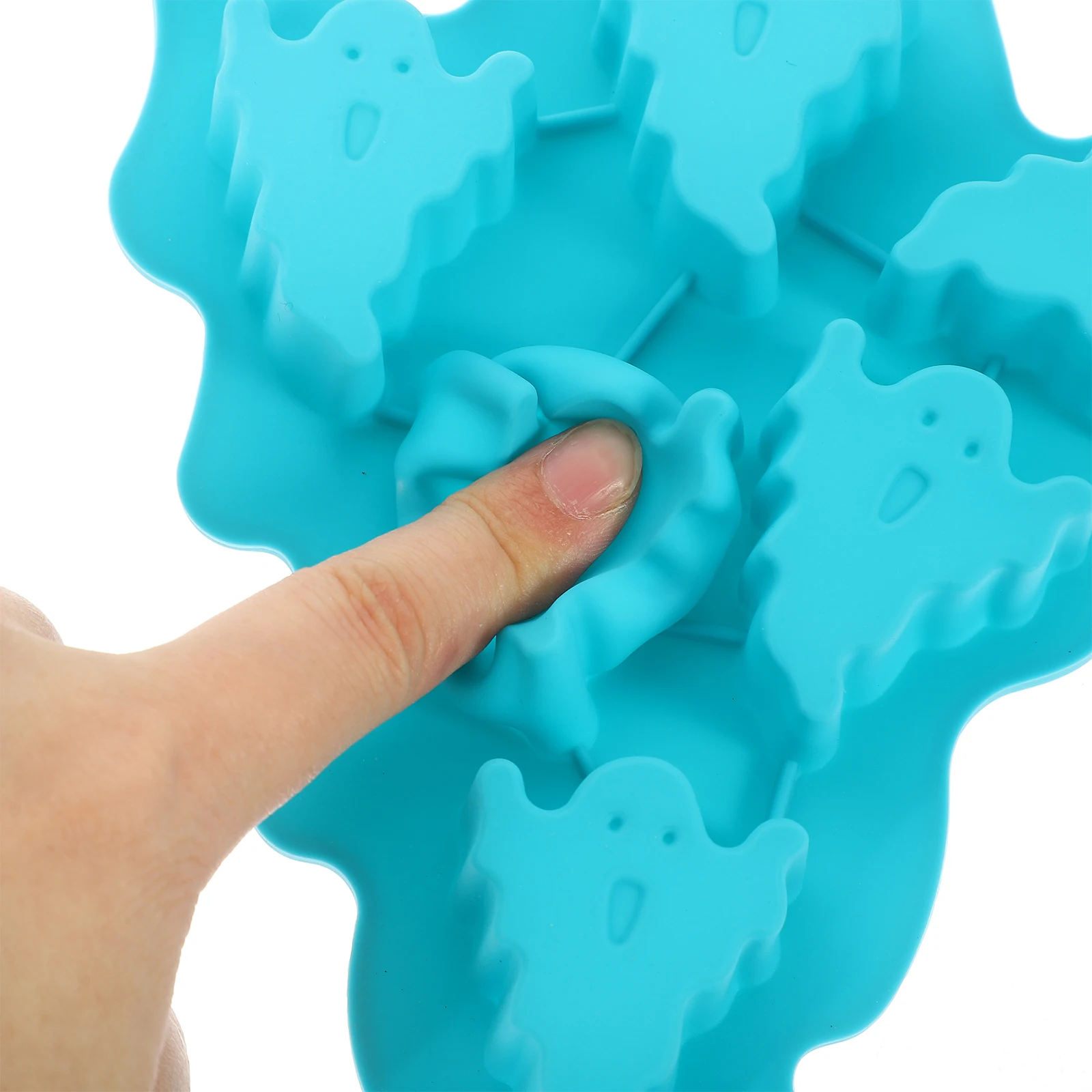 

2 Pcs Cartoon Silicone Mold for Cake Ice Molds Pastry Cream Layer Halloween Making Baking Mould Animal Kitchen