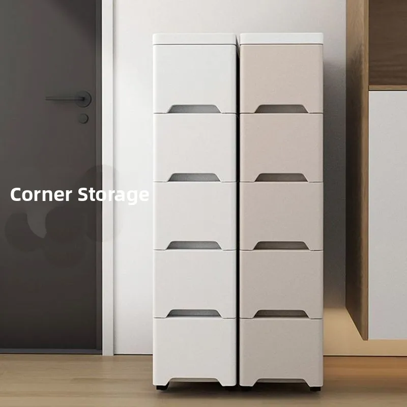 Thickened Plastic Storage Cabinet Multi-layer Drawer Style Bedroom Storage Cabinet  Cabinet for Living Room Kitchen Bathroom