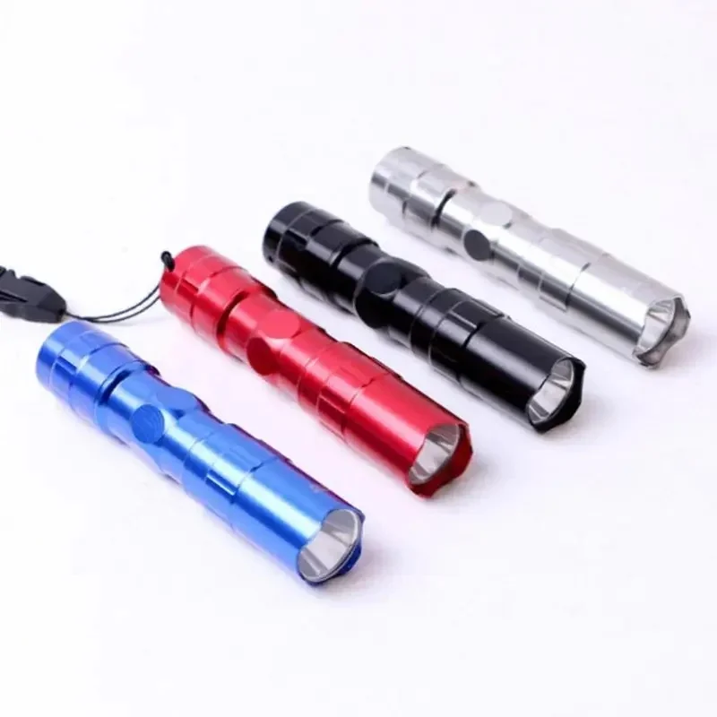 2/4pcs Led Mini Bright Flashlight Torch Pocket Light Portable Lantern Aa Battery Powerful Led For Hunting Camping Wholesale