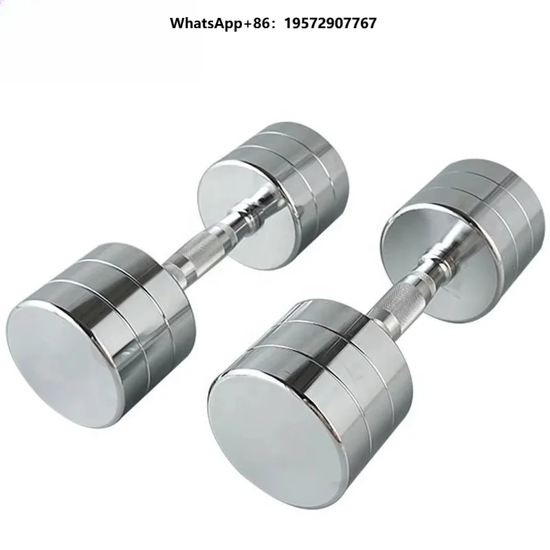 Adjustable Electroplated Dumbbell Set Dumbbells Luxury Dumbbells 200kg Comfortable Handle Integrated Fixed  Equipment