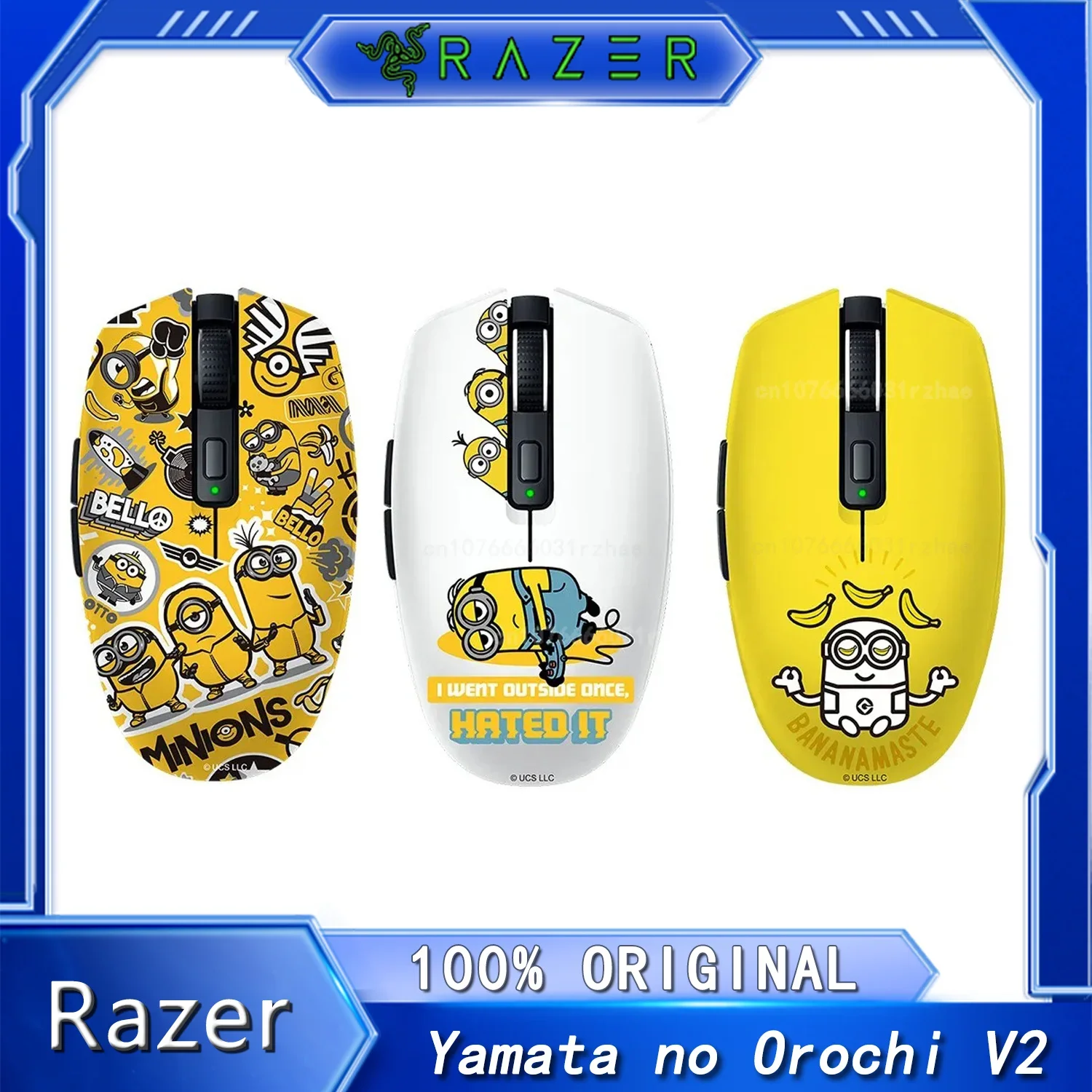 Razer Yamata no Orochi V2 Bluetooth5.0 battery life 950 hours 18000DPI dual-mode wireless mouse for small medium hands ﻿