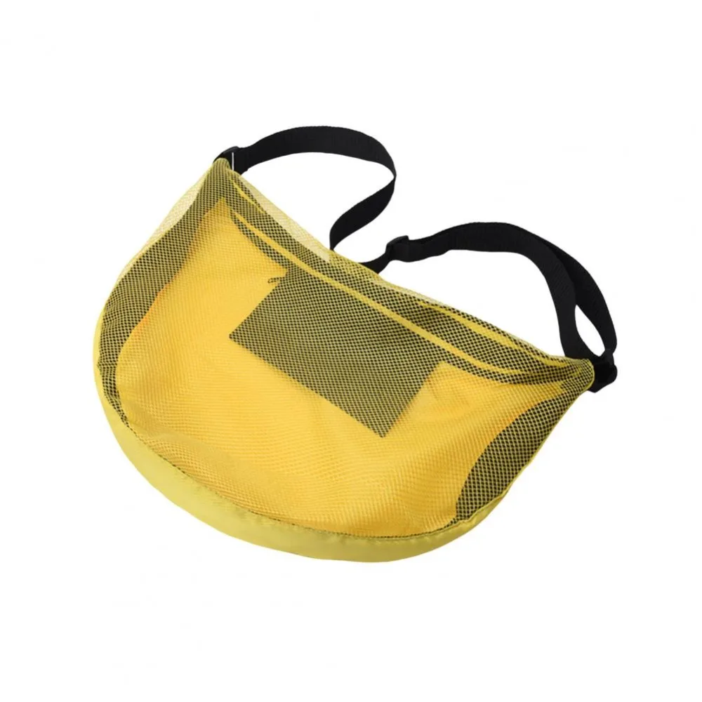 

Adjustable Basketball Mesh Bag Single Shoulder Oxford Cloth Crossbody Ball Bag Zipper Pocket Lightweight Soccer Storage Case