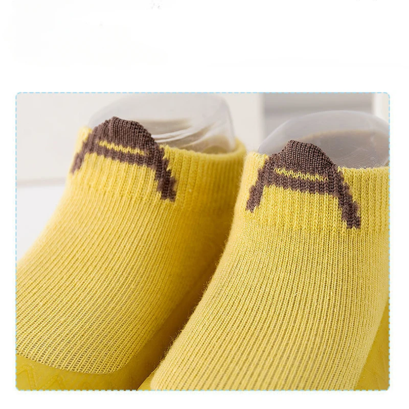 Infant Toddler Spring Summer Soft Sole Sock Shoes Cute Animals Unisex Baby Non-Slip Floor Socks Kids 0-3T Lightweight Prewalker