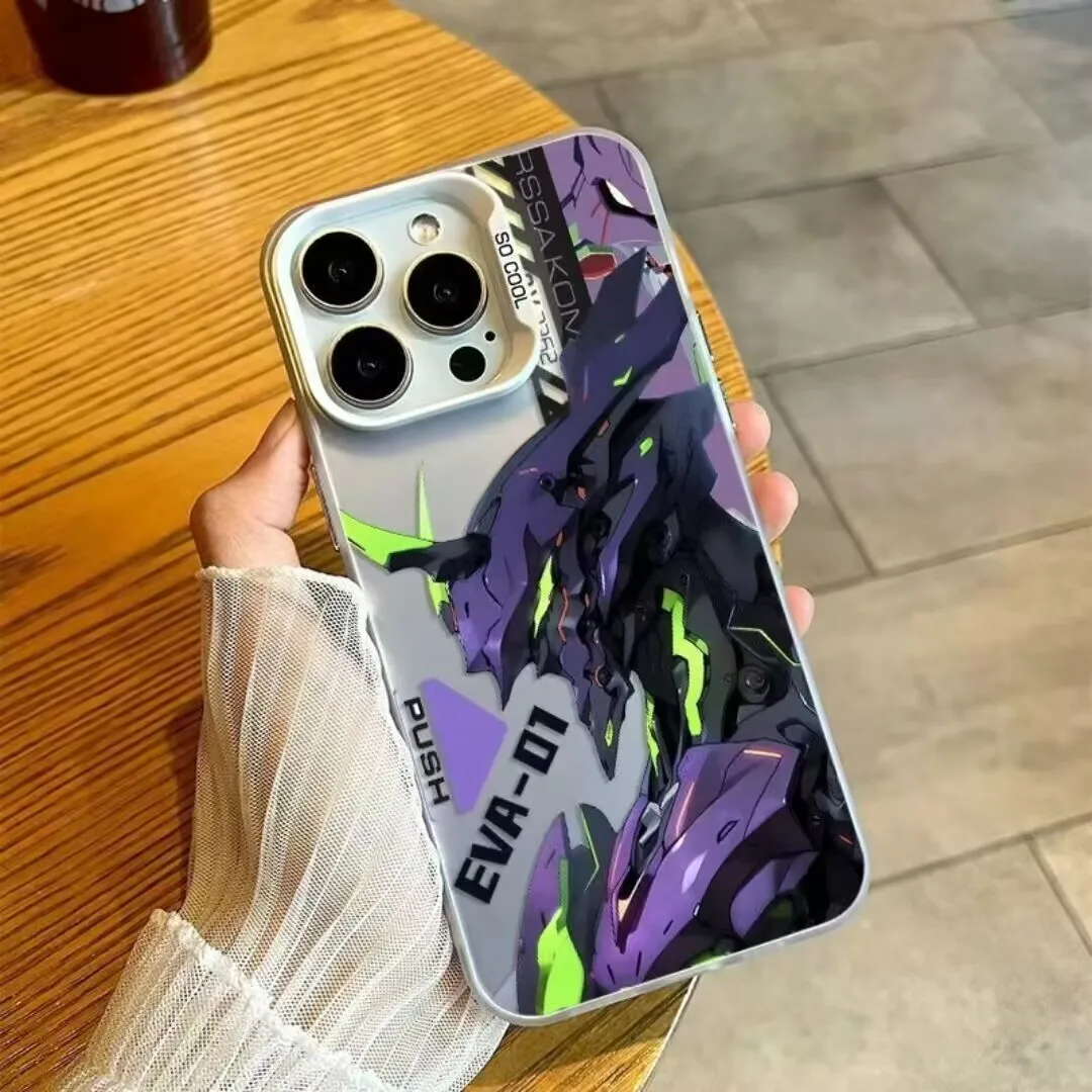 Ikari Shinji Fighter EVA-01 حافظة لهاتف سامسونج جالاكسي A56 A55 A16 A54 A36 A26 A15 A35 A17 A07 S25 S26 Ultra Edge S24 Plus S23 FE #5