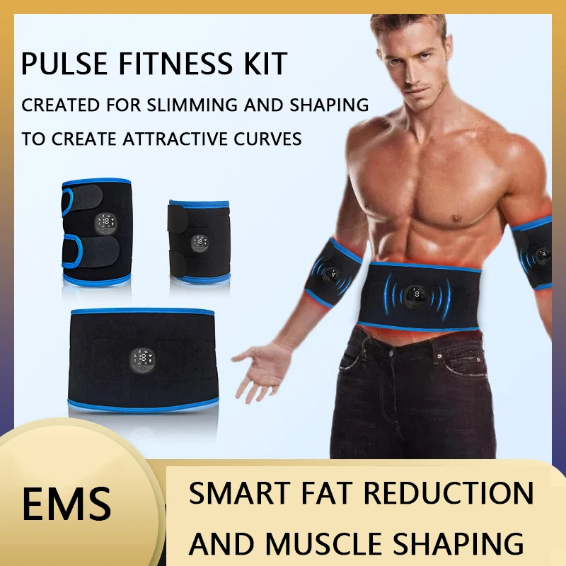 Hot!!! Electronic massage waist waist abdomen muscle fine leg exercises thin metal belt