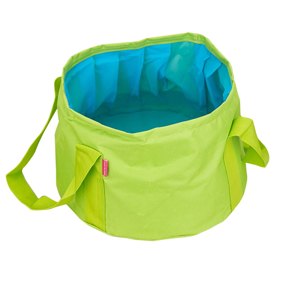 

2 Pcs Portable Folding Water Basin Washing Bag Feet Bucket Foldable Washbasin Bowl