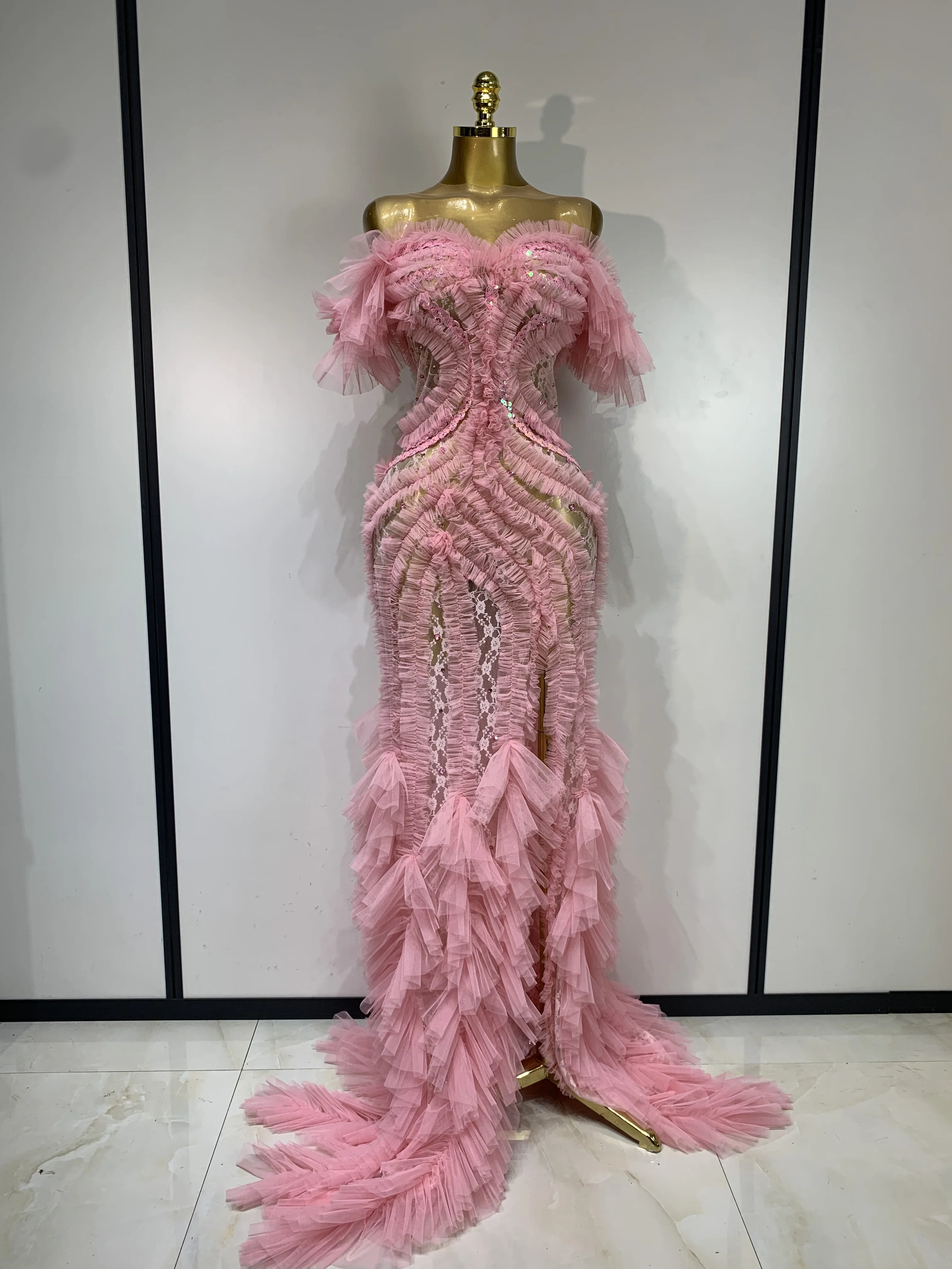 pink dresses for valentine's day She features light pink hearts Pink Valentine Day Dresses For
