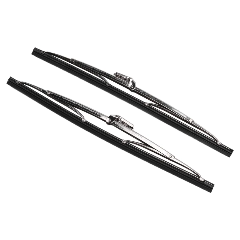

12" Car Front Windshield Wipers 2Pcs Polished Universal Replacement Windshield Wiper Blades