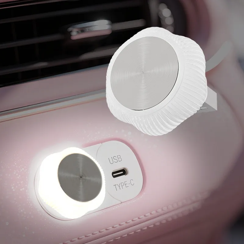 Car usb car interior led car atmosphere light wire-free change decorative flower colorful light