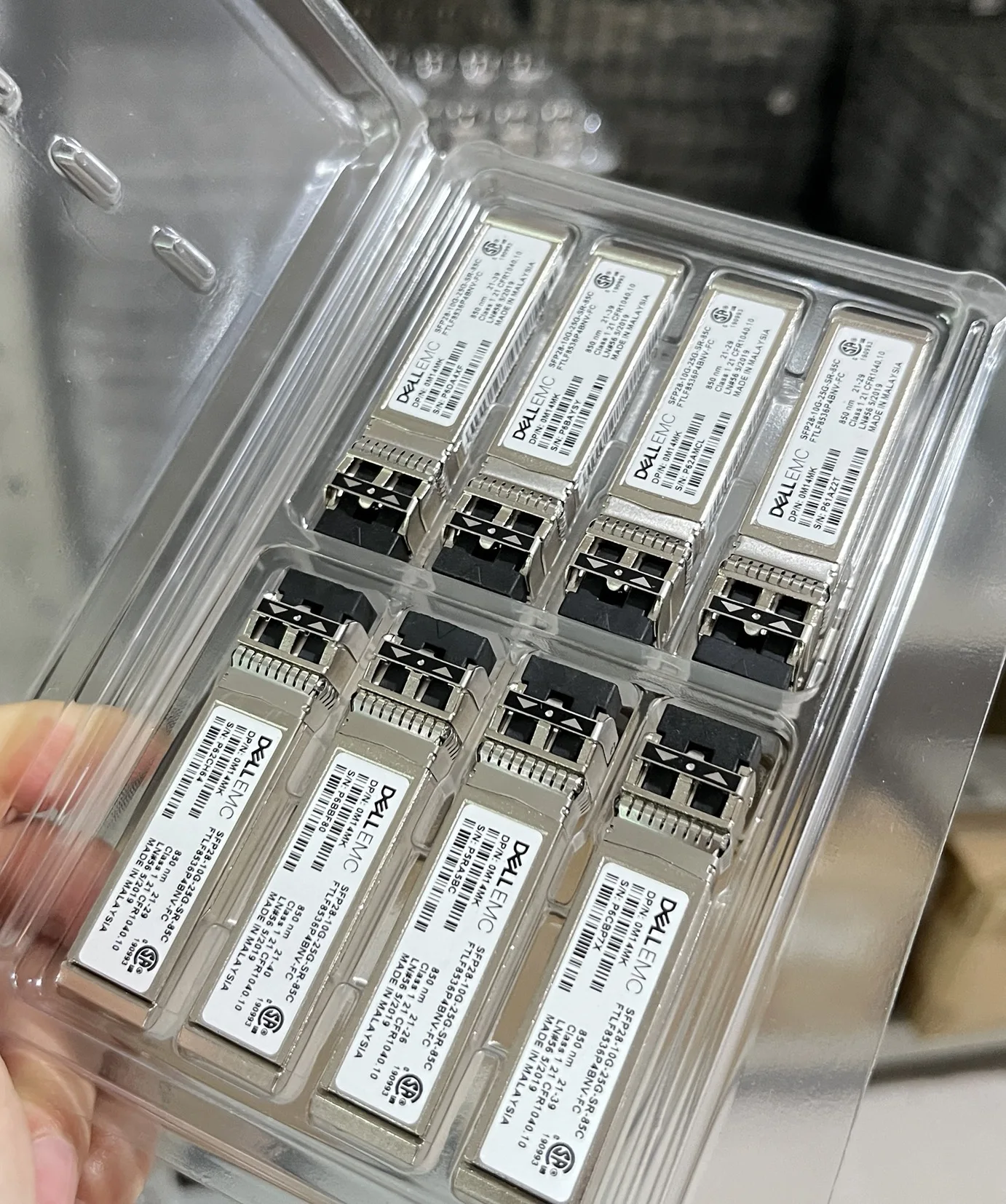 Dell M14MK SFP28-10G-25G-SR-85C Optic Transceiver Module 0M14MK FTLF8536P4BNV-FC Fast Shipping