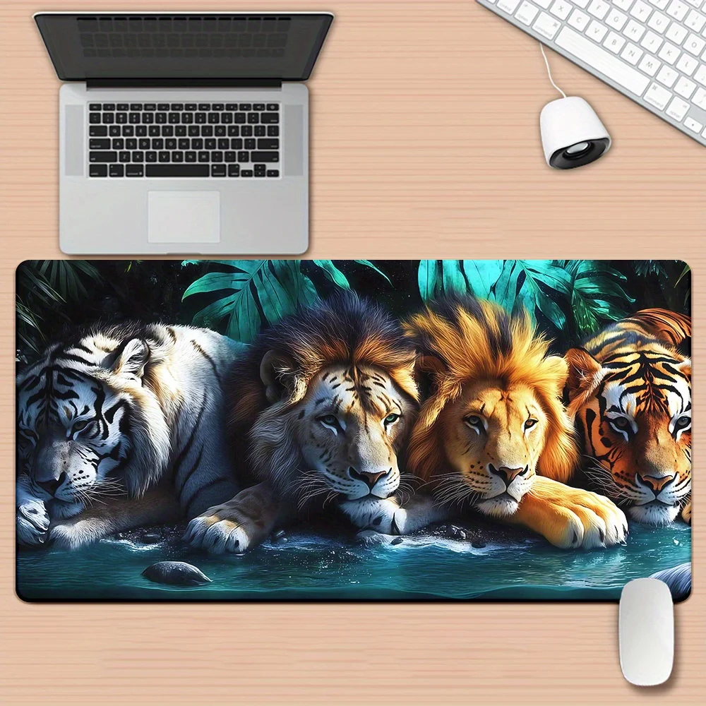 

Extended Extended Mouse Pad Large Desk Mat Smooth Cloth Surface Anti Slip Rubber Base for Computer PC Laptop Keyboard Work Offic
