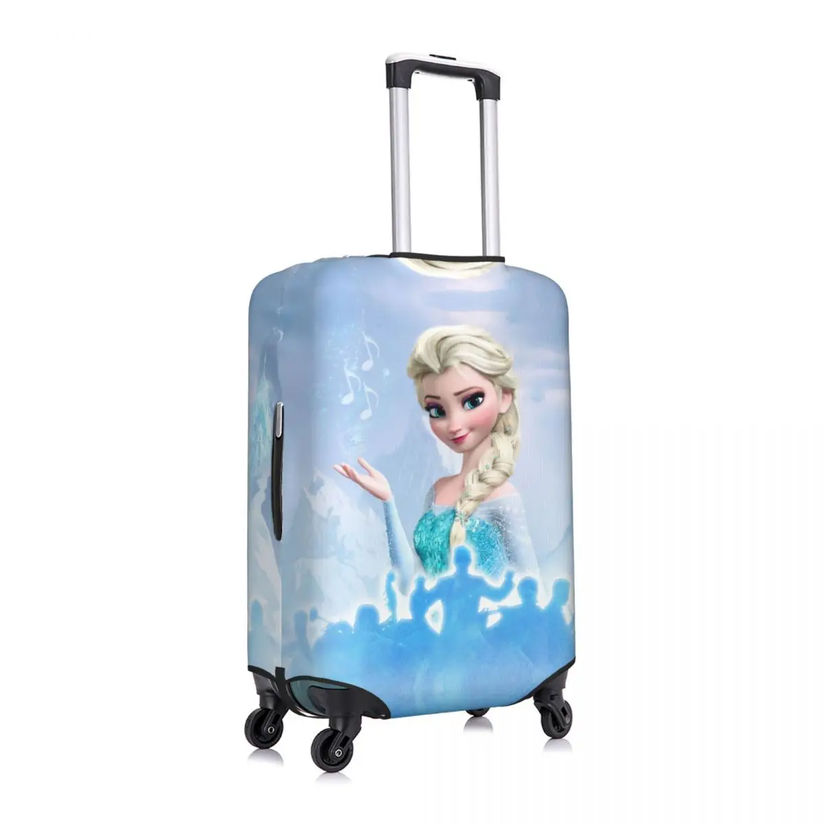 Custom Cartoon Frozen Princess Luggage Cover Protector Fashion Travel Suitcase Protective Cover for 18-32 Inch