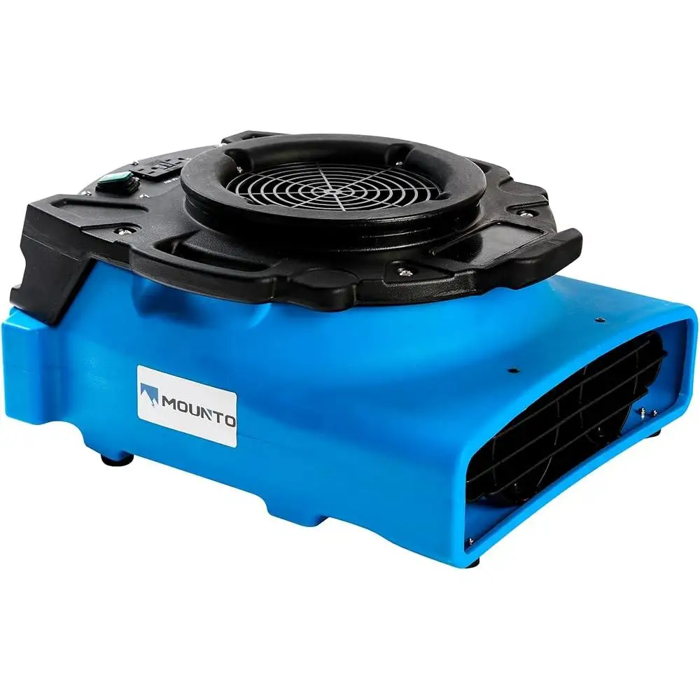 Low Profile Air Mover 1/4hp 1200cfm 2 Speed Floor Carpet Dryer Blower Fan Water Damage Restoration Portable Air Circulation