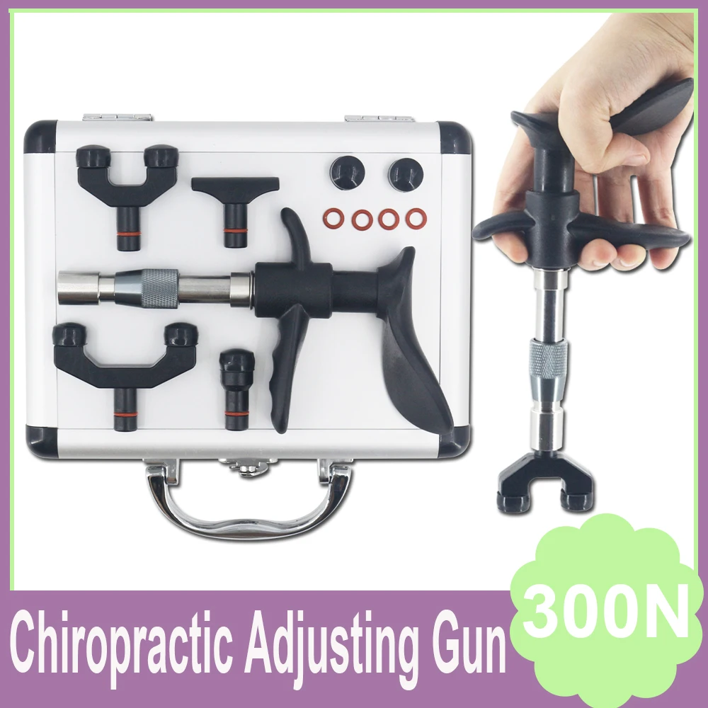 

300N Chiropractic Adjusting Tool Correction Spinal Manual Gun Cervical Massage Corrector Therapy Body Fatigue Relaxation