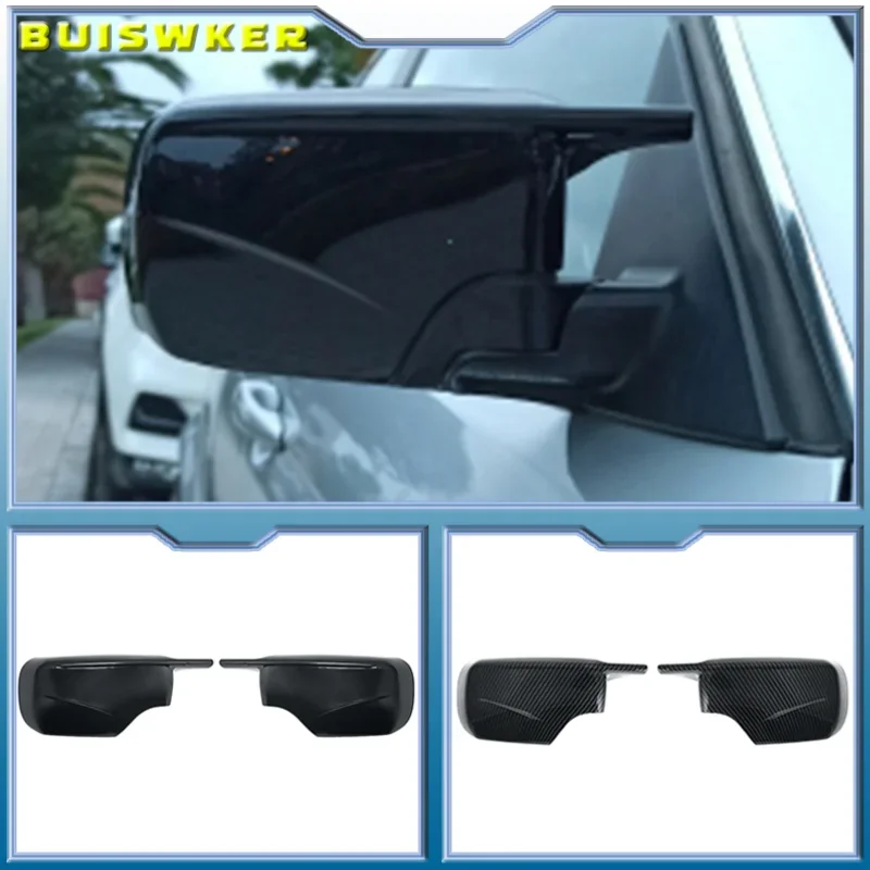 Car Side Door Rearview Side Mirror Cover Cap for BMW E46 316i 318i 318d 320d 320i 323i 325i 328i 330d 330i 330xi 1998-2005 ABS