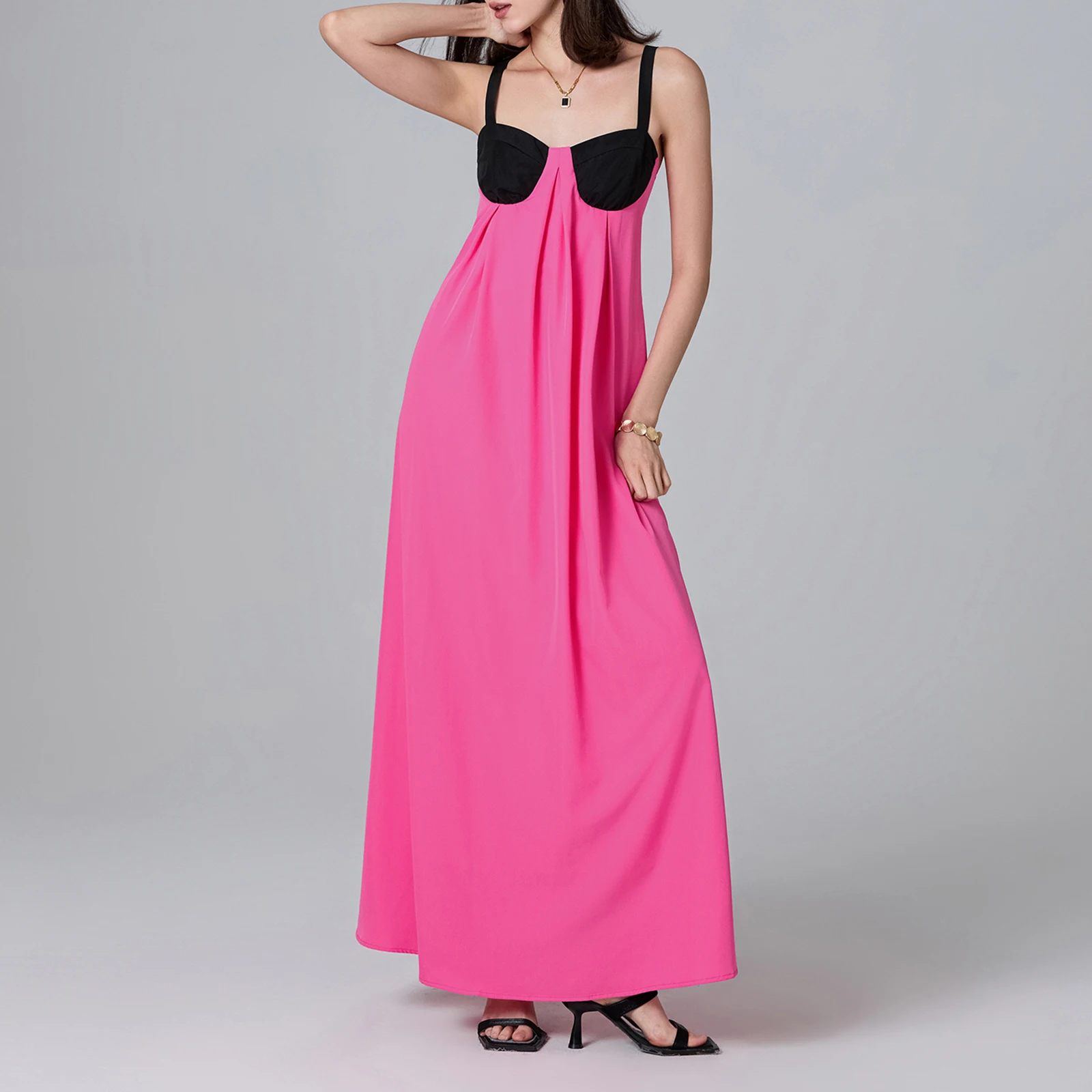 Robe longue d'été pour femmes, tenue de plage, dos nu