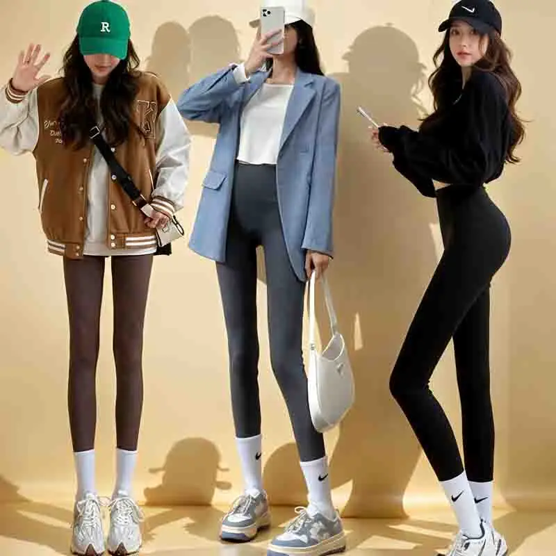 طماق اللياقة البدنية امرأة الكورية شعبية الخريف حجم كبير القوطية الشتاء الخريف Shoujo Himegyaru 2000S Kawaii الشارع الشهير Harajuku مثير