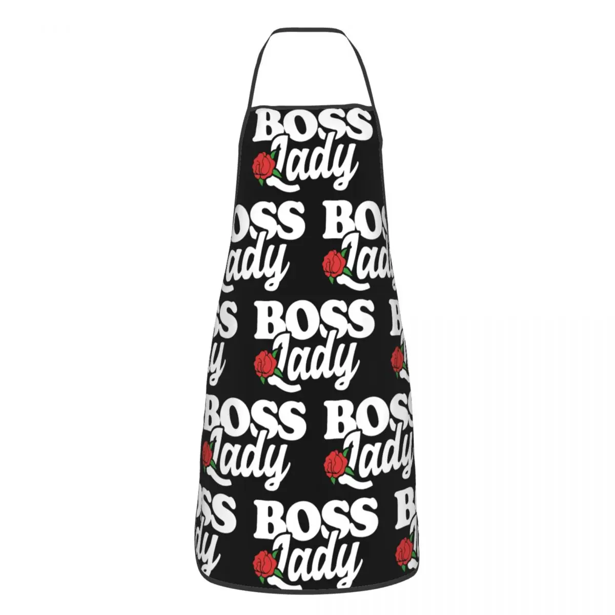 

Фартук Boss Lady Rose на заказ для женщин и мужчин, унисекс, нагрудник, кухонный стол для приготовления пищи, кухня, шеф-повар, выпечка