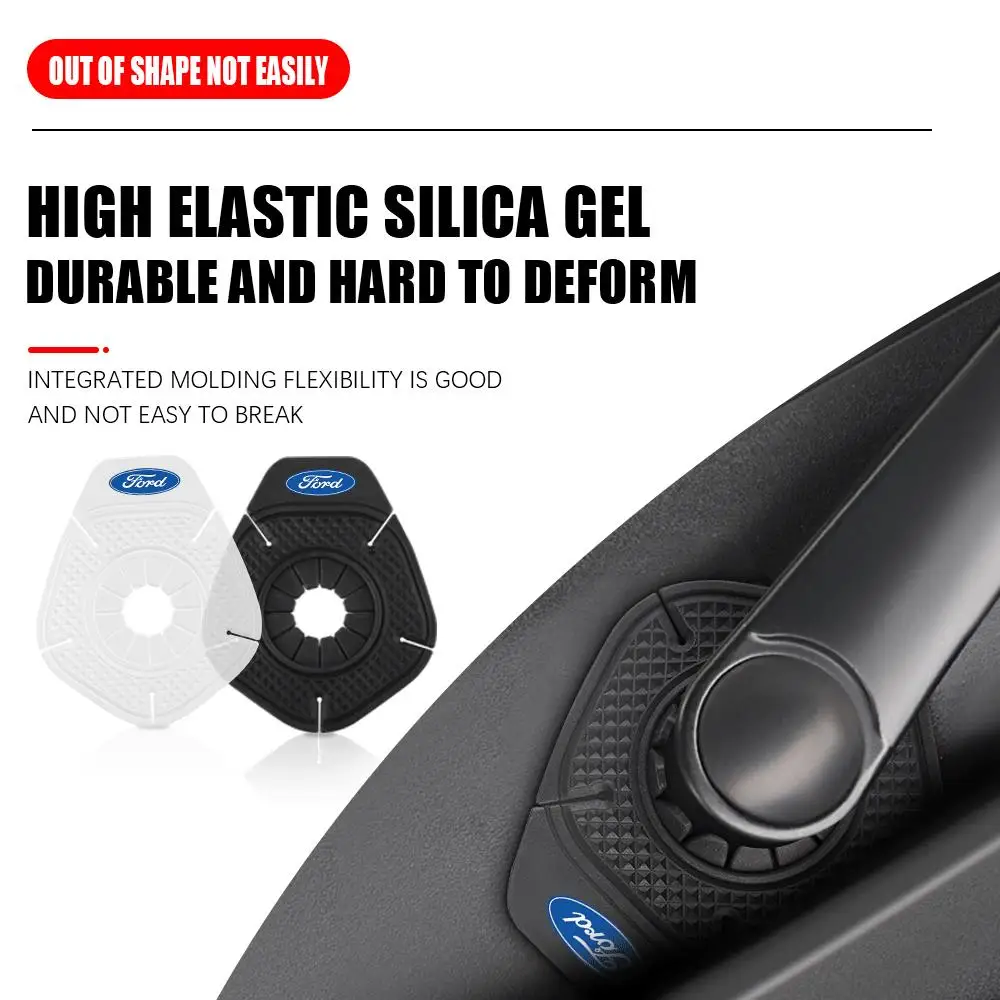 

2Pcs Car Windshield Wiper Arm Hole Prevent Debris Protection Cover For Ford Mondeo Fiesta mk6 F150 Ranger Mustang Kuga Fusion