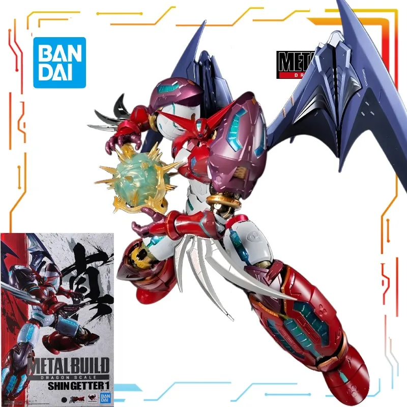 

Bandai оригинальная металлическая игрушка BUILD Mech Zhengaita Unit 1, аниме, экшн-фигурка, модель игрушки, модель, украшения, подарки для мальчиков