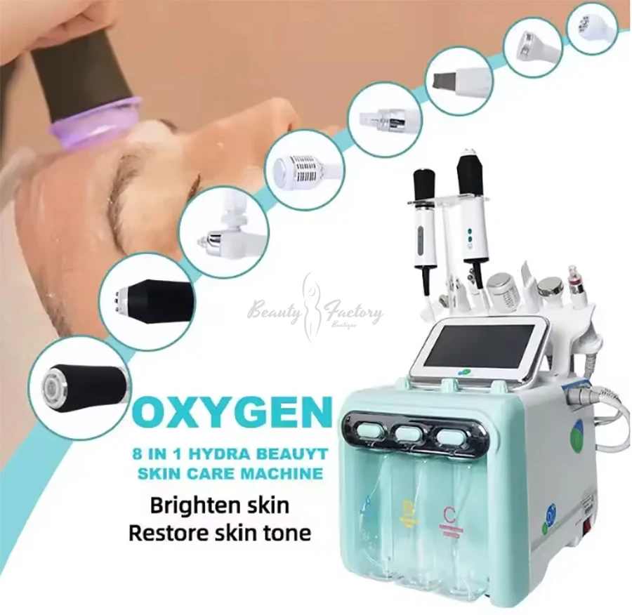 

Hydra WaterJet Peel Hydrodermabrasion Machine 9 In1 Facial Dermabrasion Hydra Skin WhiteningDevice Facial Skin Care Machine