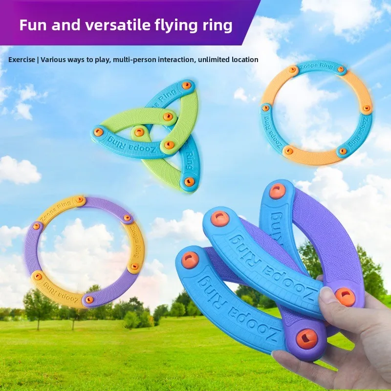 

The Innovative and Versatile Creative Variety Sound Flying Ring, Crafted From Premium EVA Soft Material for Ultimate Safety.