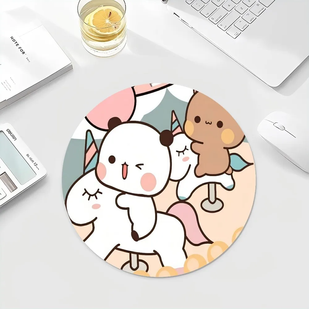 Bubu And Dudu Rubber Small Kawaii Cartoon Anime Gaming Mouse Pad Keyboard Mouse Mats Deskpad Girls for PC Computer Table