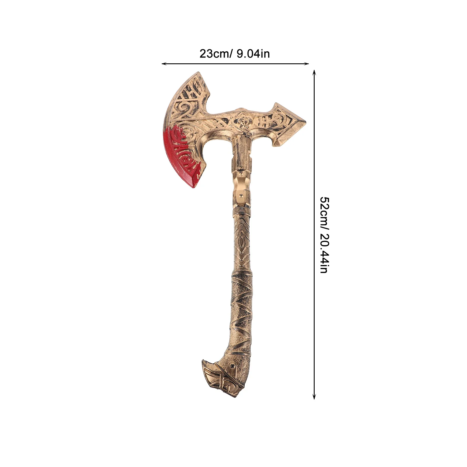 محاور وهمية واقعية فايكنغ الفأس الدعامة مقلد الفأس لجميع القديسين القرون الوسطى زي حفلة تأثيري أداء المرحلة #4