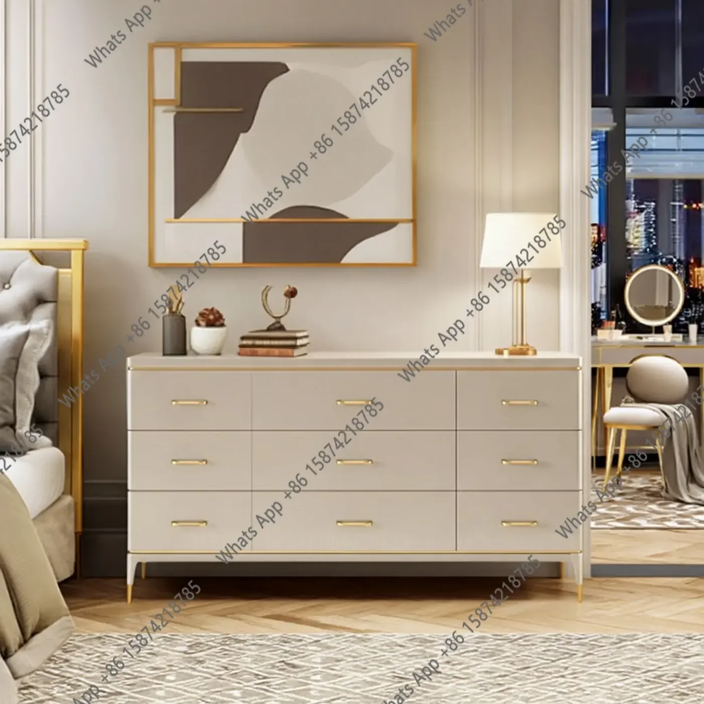 

Стильный шкаф для прихожей из массива дерева в американском стиле, многофункциональный, с высококлассным дизайном, возможность индивидуального заказа.