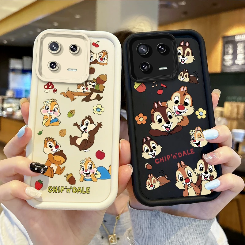 

Cute Disney Chip Dale Phone Case For XiaoMi 15 Pro Case 14 13 12 11T Pro 13 12 11 Lite Poco F6 F5 X5 X3 Pro TPU Shockproof Cover