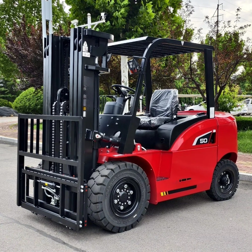 Forklift LPG Electric 4 Ton 5 Ton Forklift With Double Forks