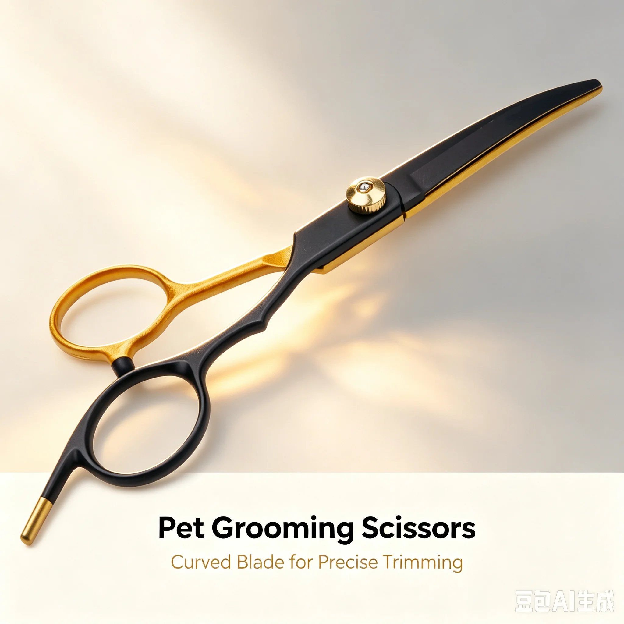 Professional Pet Grooming Scissors Stainless Steel - Right Hand Orientation, Multi-Purpose Hair Trimming Shears For Dogs Pets
