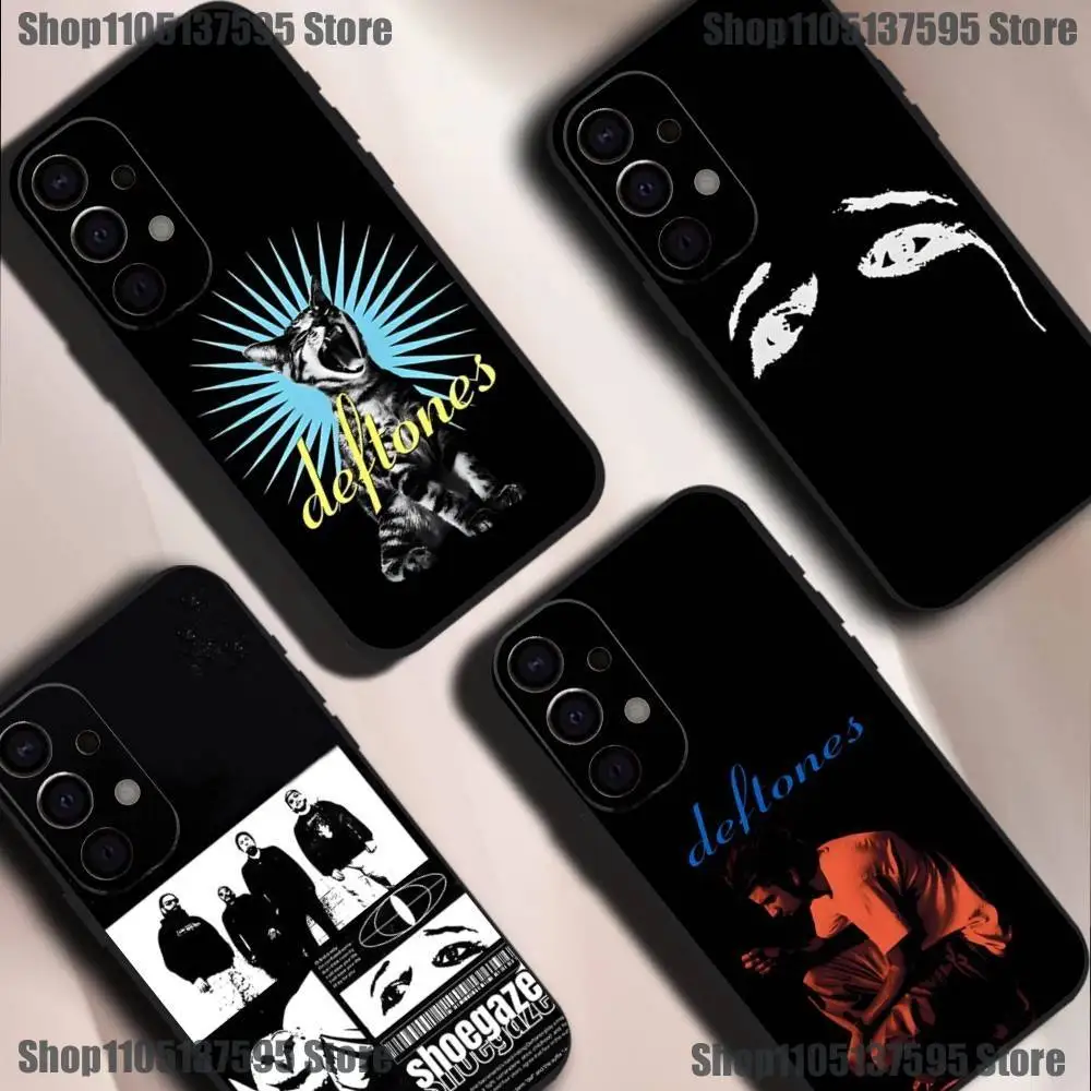 

Band D-Deftones Phone Case For Samsung S25,S24,S21,S22,S23,S30,Ultra,S20,Plus,Fe,Lite,5G Black Cover