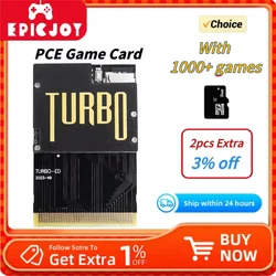 PCE Game Card met 1000+ games Drive Memory Card Store NTSC / Pal Game Files voor pc-motor Turbo GrafX-gameconsoles