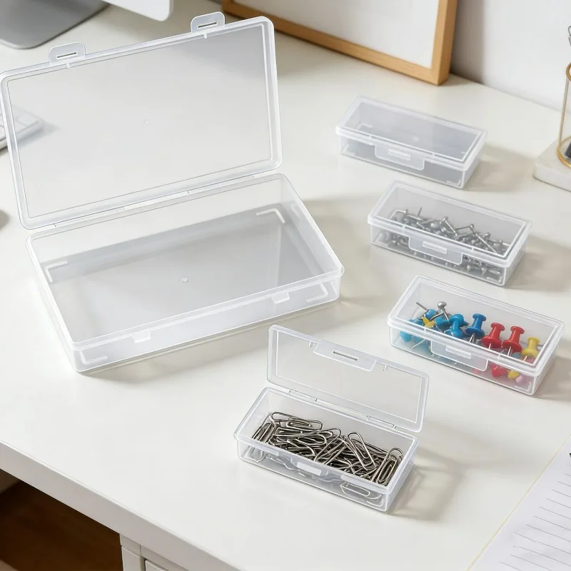 Transparent Rectangular DIY Bead Jewelry Container