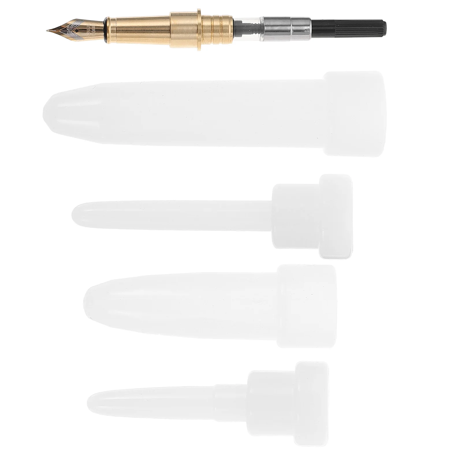 

Silicone Pen Mold Set DIY Fountain Pen Making Kits Epoxy Resin Molds Brass Ink Sac Tools Accessories Reusable