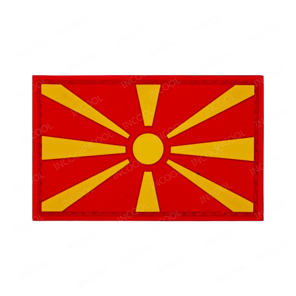 Europe Spain Poland Greece Hungary France Lithuania Russia UK Slovenia Latvia Germany Macedonia Bulgaria PVC Rubber Flag Patches