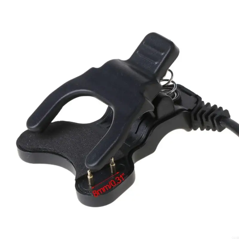 G6DD Clip Typ Halterung Kind Watch Armband 2-pin Abstand 8mm Armband Ladeleitung Ständer Universal Ladegerät Adapter