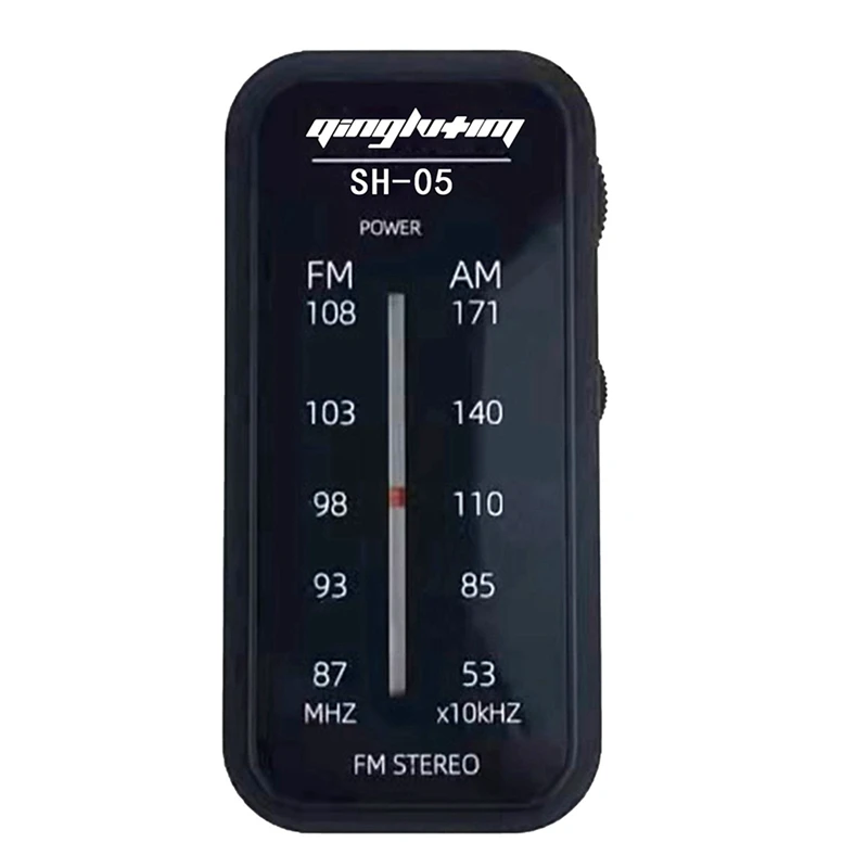 2X Digital Radio With Earphone FM/AM Radio Portable Two Band Receiving Radio For English Learning