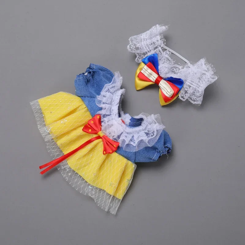 20cm Cotton Doll Clothes Set Cute DIY Mini Dolls Fashion Design Dresses Clothing Outfits Accessorie Adorabl Children Toys Gift